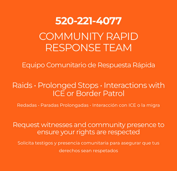 Rapid response contact info graphic