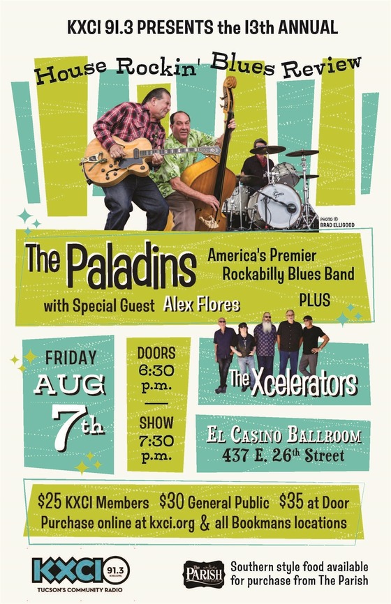 KXCI concert flyer