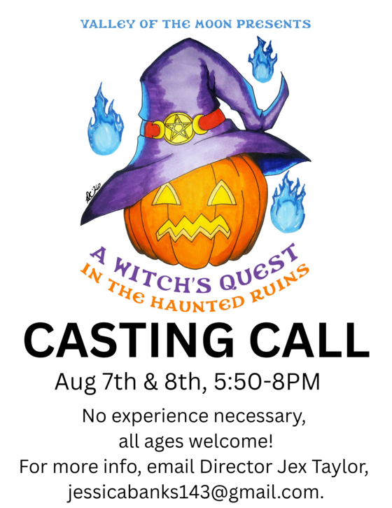 Casting call flyer