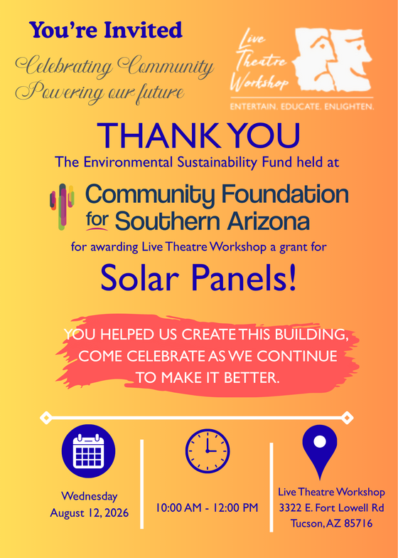 Solar party flyer