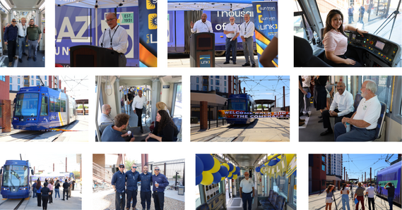 collage of sun link event