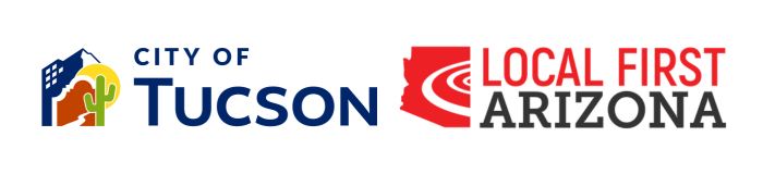Logos for the City Of Tucson and Local First Arizona