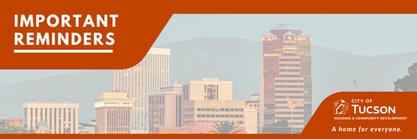 HCD Quarterly Newsletter Important Reminders Header