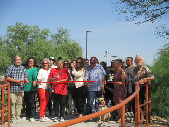Ribbon cutting for Esquer Dog Park
