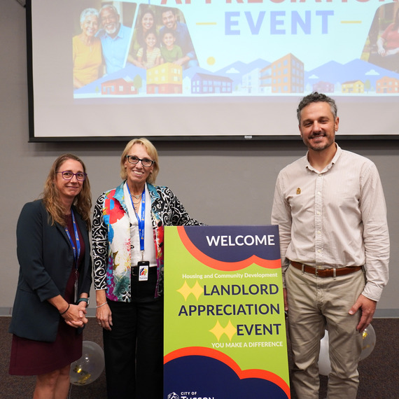 HCD staff celebrate housing providers for the HCV program