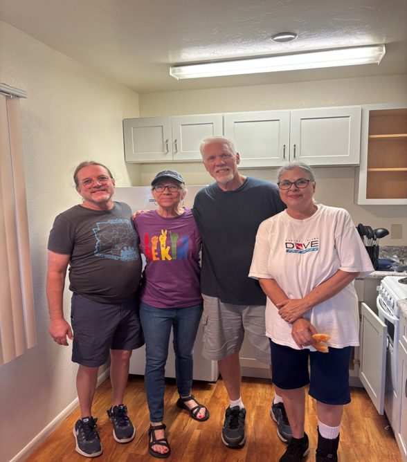 hcd staff helping get units ready form move in