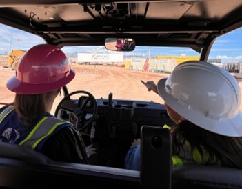 Council Member Barajas tours the Mosaic Quarter
