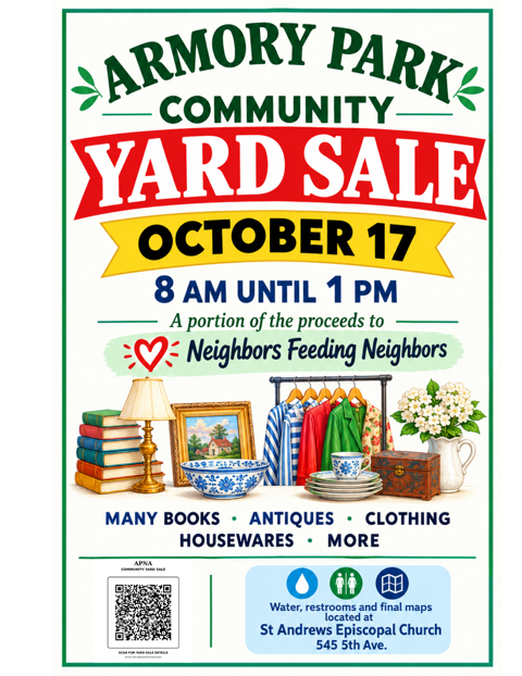 Armory Park yard sale