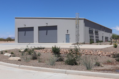 Image of a building at the Los Reales Sustainability Campus