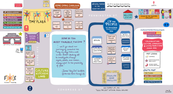 Image of Tucson Meet Yourself Event Map page two of two