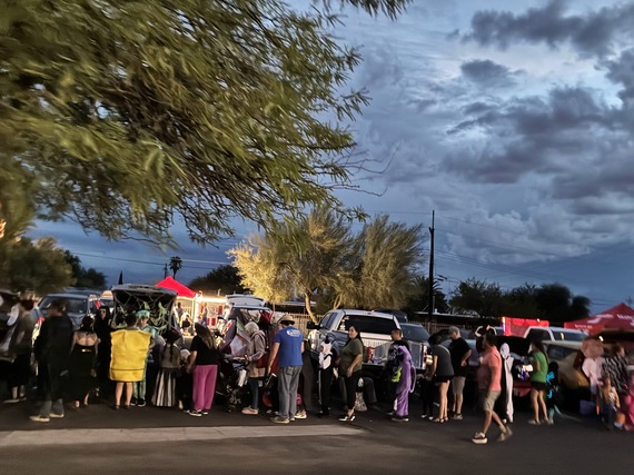 Crowds at this weekend's Trunk or Treat celebration