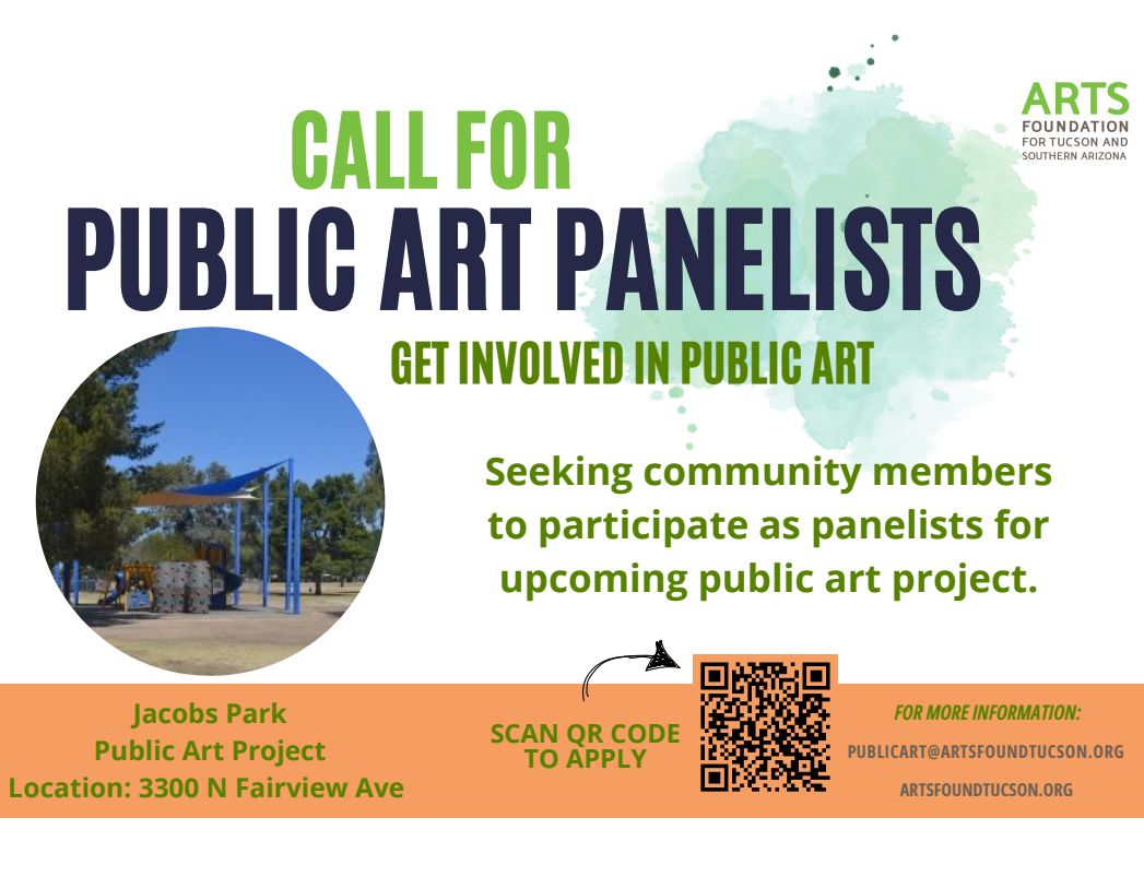 Call for Public Art Panelists for a Public Art Project at Jacobs Park
