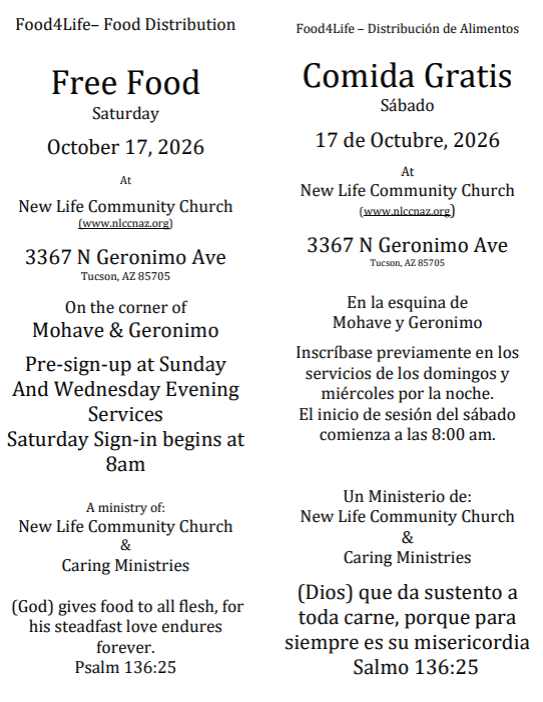 at 3367 N. Geronimo Ave., sign in at 8 am