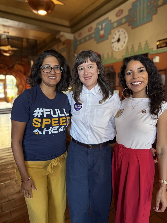 pictured three elected leaders in Arizona in the lobby of the Hotel Congress