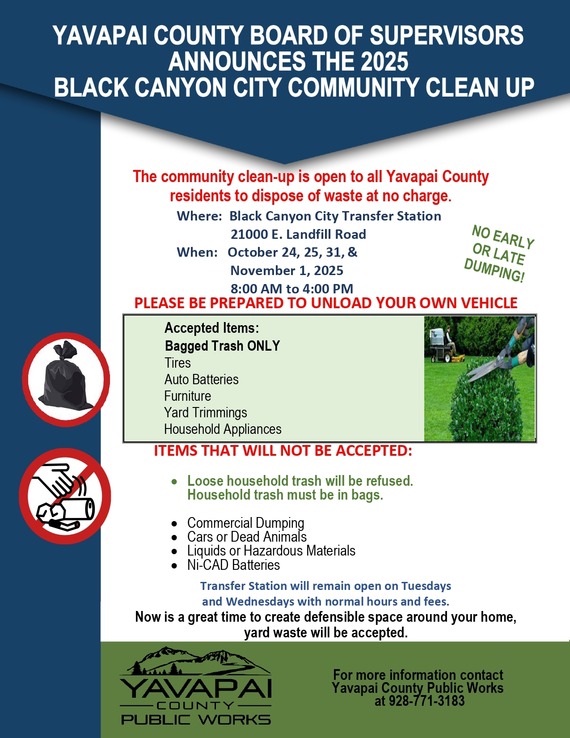 Black Canyon City Community Clean Up