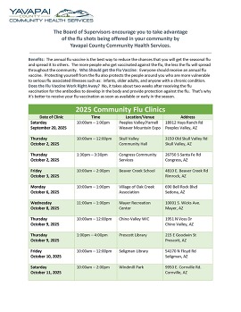 Flu Shot Clinics