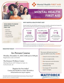 Mental Health First Aid