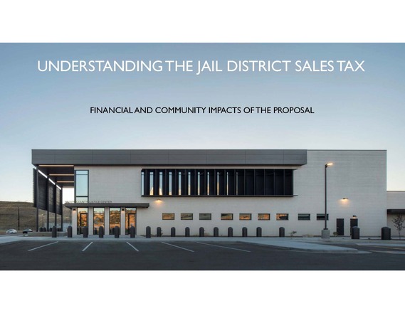 Jail District Sales Tax