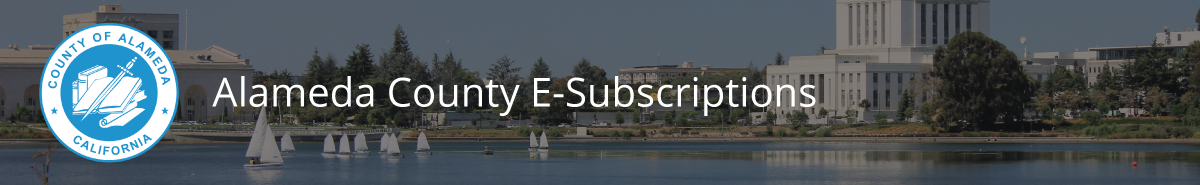 Alameda County e subscriptions