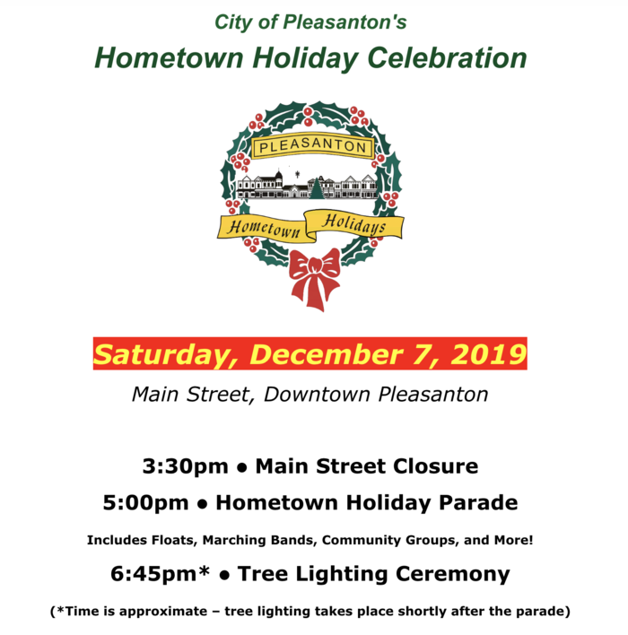 Pleasanton Holiday Parade