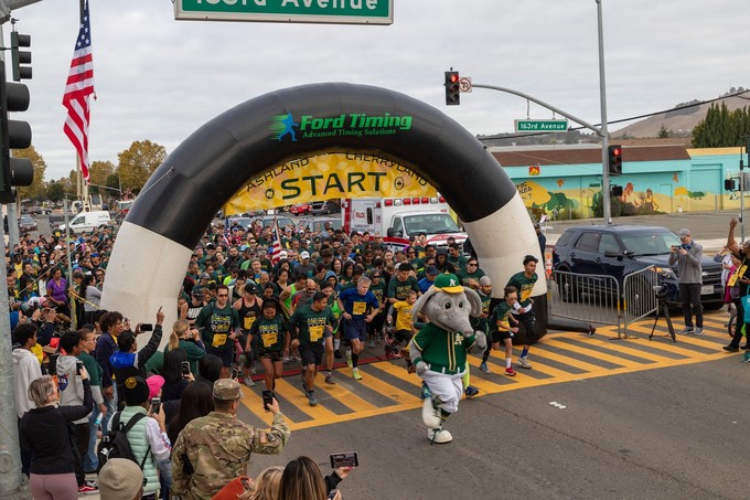 Stomper leads the way, kicking off the 2019 Ashland Cherryland FamFest!
