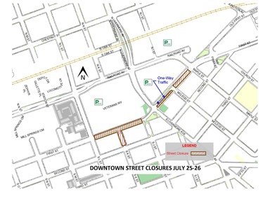 Livermore street closures