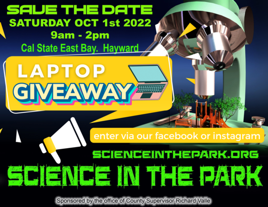 Science in the Park Laptop Giveaway