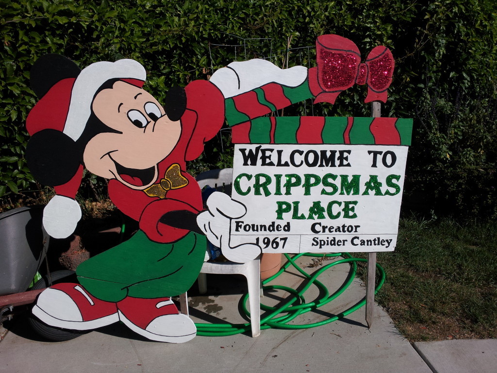 Crippsmas Place sign