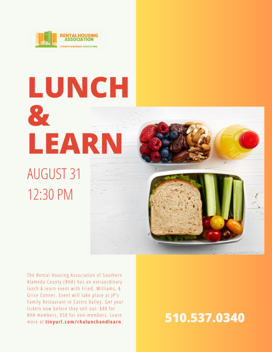 Lunch & Learn Event - August 31 2023