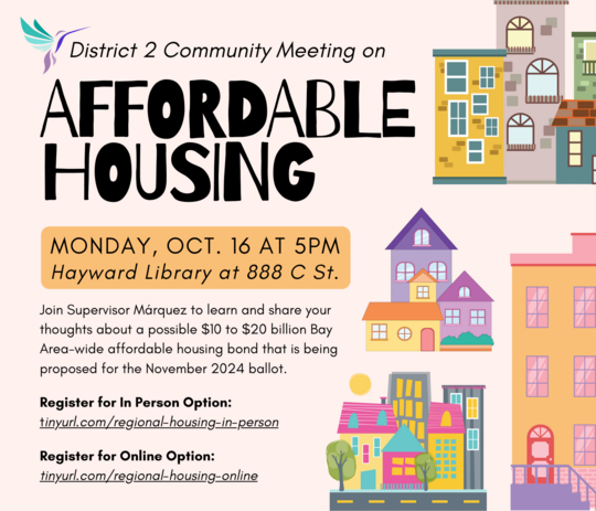 District 2 Regional Housing Community Meeting