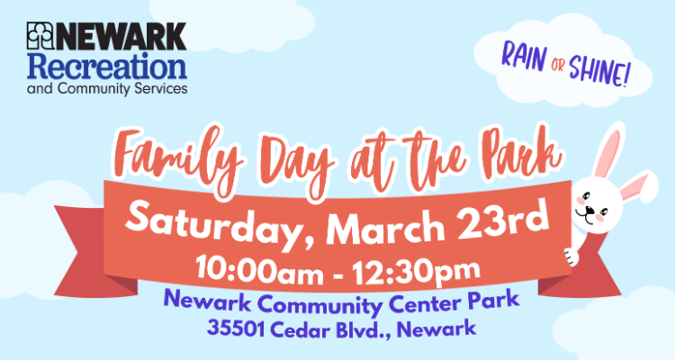 Family Day at the Park Newark Event Flyer
