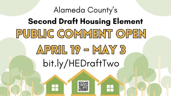 2024.04.19 Alameda County's Second Draft Housing Element Public Comment Open (Newsletter Graphics)