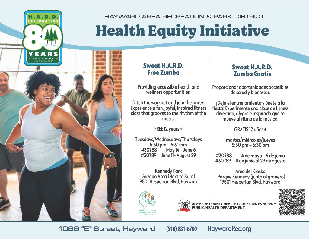 2024.05.14 Hayward Area Recreation & Park District (H.A.R.D.) Health Equity Initiative Zumb
