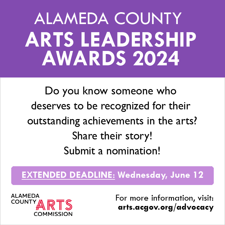 Alameda County Arts Leadership Awards Flyer
