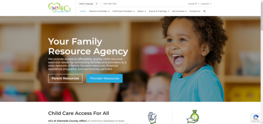 4Cs of Alameda County - Website Screenshot