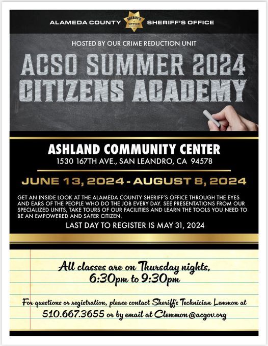 2024.06.13 ACSO Summer Citizens Academy