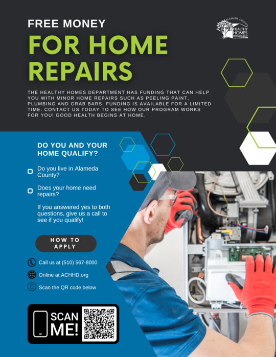 Free Money for Home Repairs Flyer