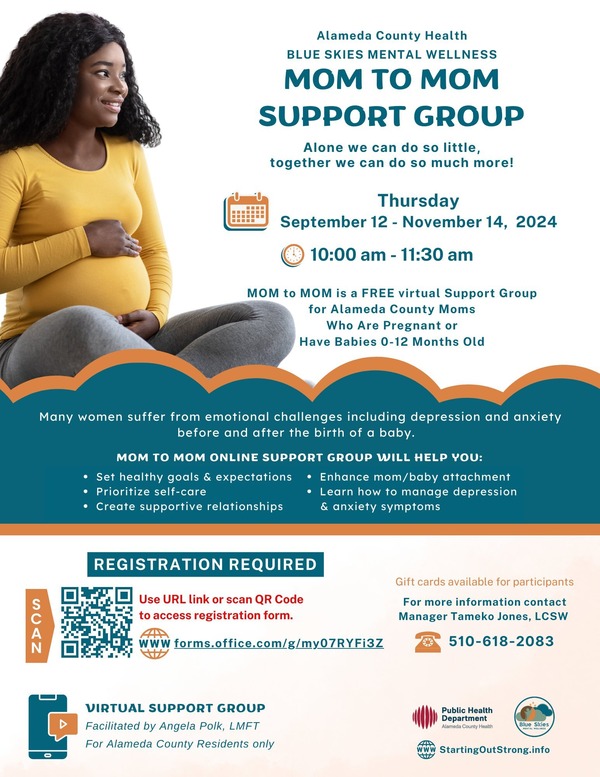 2024.09.12 Alameda County Health Mom to Mom Support Group - English