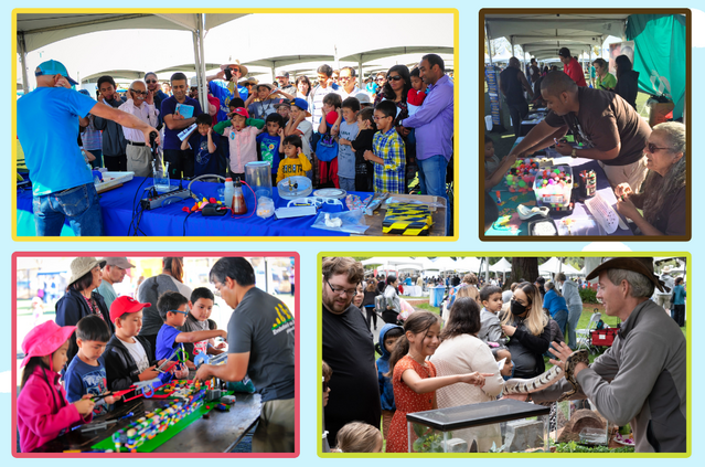 Science in the Park Exhibitor Collage