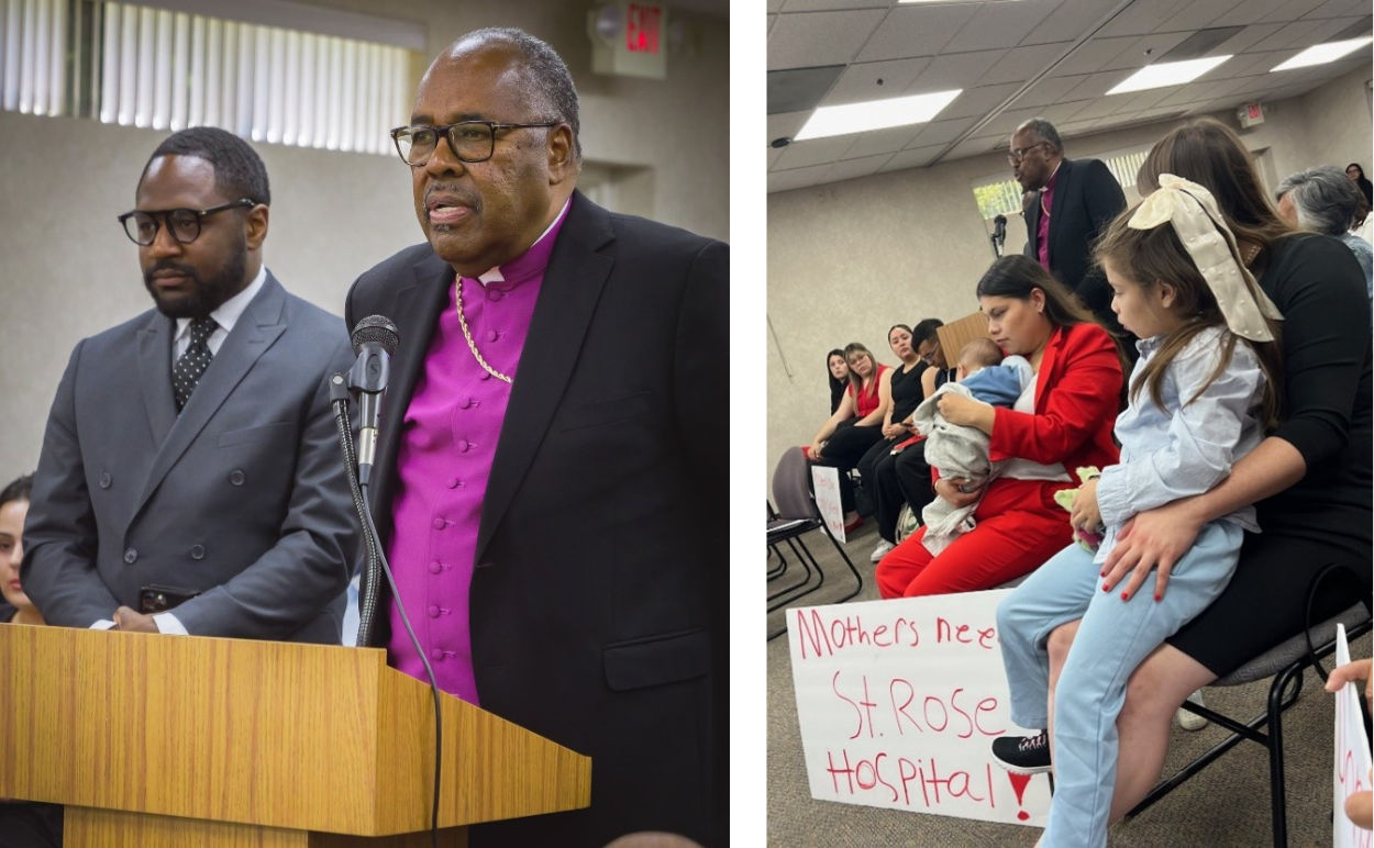 Bishop Macklin advocating for St. Rose