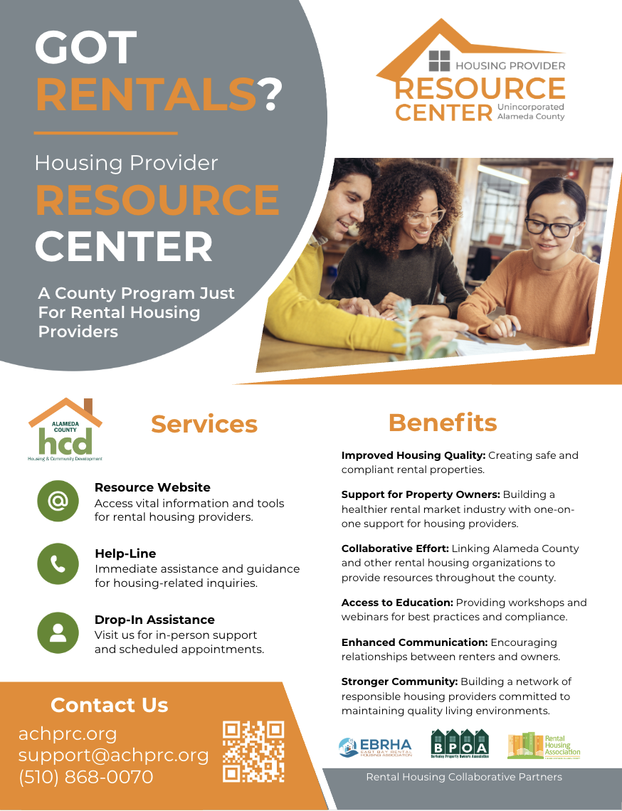 Alameda County Housing Provider Resource Center (ACHPRC)