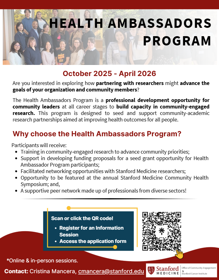 Stanford Health Ambassadors Program