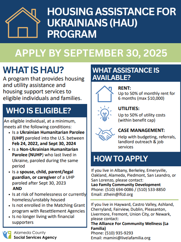 Housing Assistance for Ukrainian (HAU) Program