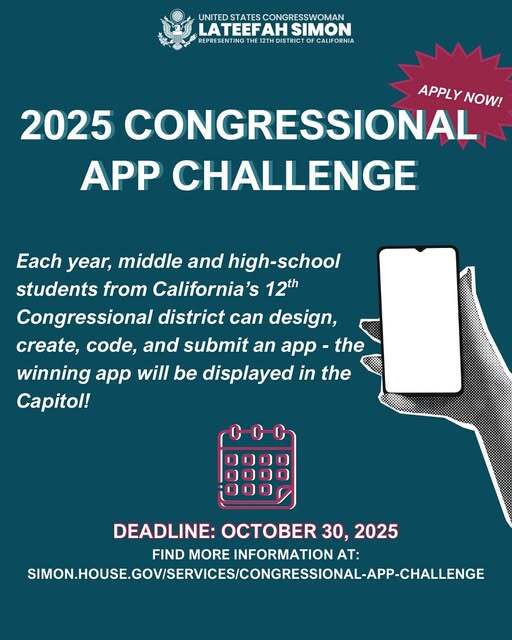 Office of Congresswoman Lateefah Simon: 2025 Congressional App Challenge
