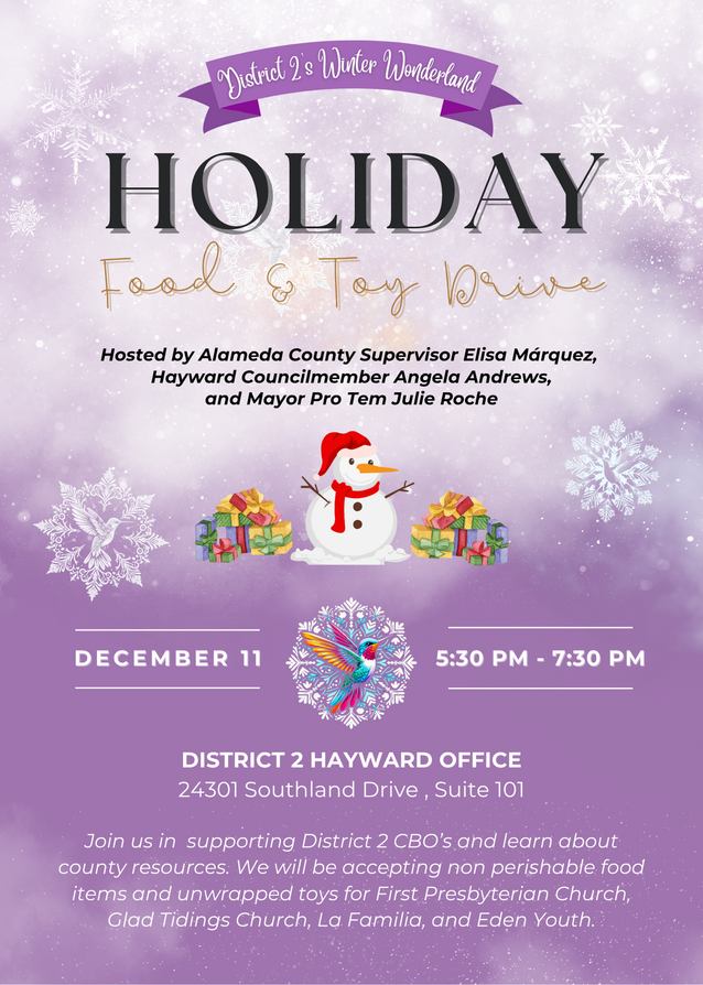 D2 Holiday Toy Drive