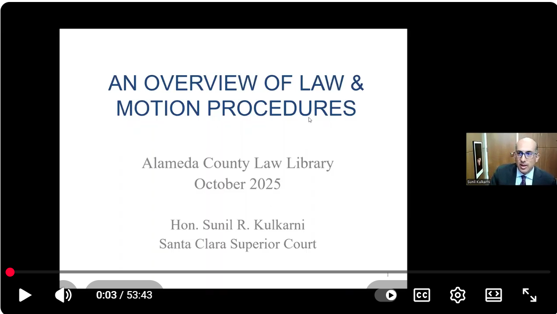law and motion video