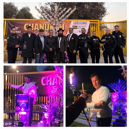 Menorah Lighting in Fremont 25
