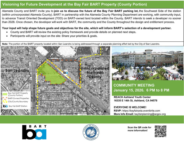 Bayfair bart plan - Englsih