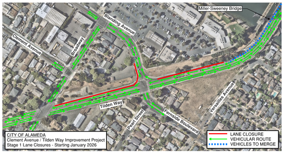 Clement/Tilden Way Construction