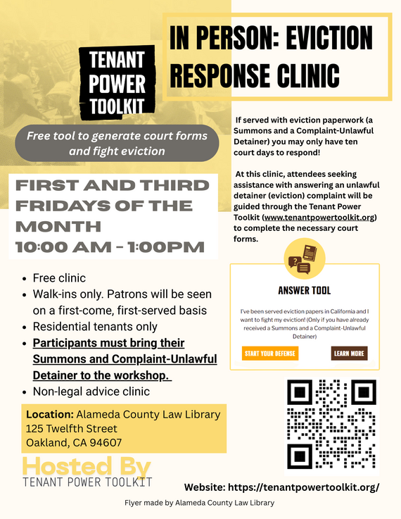 eviction response clinic